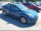 2016 Hyundai Elantra Se Blue vin: KMHDH4AE3GU543790