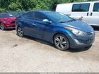 2016 Hyundai Elantra Limited Dark Blue vin: KMHDH4AE3GU622053