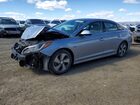 2016 Hyundai Sonata Hybrid Limited Gray vin: KMHE34L12GA012627