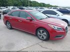 2016 Hyundai Sonata Hybrid Limited Red vin: KMHE34L13GA025502