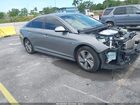 2017 Hyundai Sonata Hybrid Limited Gray vin: KMHE34L14HA057571
