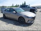 2022 Hyundai Elantra Sel Gray vin: KMHLS4AG1NU299097