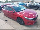 2022 Hyundai Elantra Sel Red vin: KMHLS4AG7NU342843