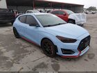 2019 Hyundai Veloster N Light Blue vin: KMHT36AH7KU001536