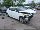 2016 Hyundai Veloster   White vin: KMHTC6AD2GU256406