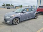 2016 Hyundai Veloster Base Gray vin: KMHTC6AD4GU253748