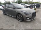 2016 Hyundai Veloster Turbo Gray vin: KMHTC6AE3GU265639