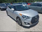 2016 Hyundai Veloster Turbo Silver vin: KMHTC6AE4GU257131