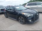 2016 Hyundai Veloster Turbo Black vin: KMHTC6AE7GU276255