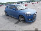 2016 Hyundai Veloster Turbo Rally Edition Blue vin: KMHTC6AE8GU264616