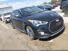 2016 Hyundai Veloster Turbo R-spec Black vin: KMHTC6AE9GU252717