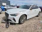 2021 Genesis G70 2.0t White vin: KMTG64LA6MU073639