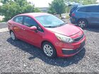 2016 Kia Rio Ex Red vin: KNADN4A39G6600717