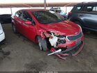 2016 Kia Forte Lx Red vin: KNAFK4A65G5566549