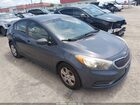 2016 Kia Forte Lx Blue vin: KNAFK4A6XG5571133