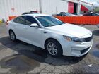 2016 Kia Optima Lx White vin: KNAGT4L32G5087204