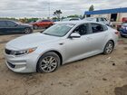 2016 Kia Optima Lx Silver vin: KNAGT4L37G5117541