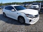 2016 Kia Optima Lx White vin: KNAGT4L39G5073199