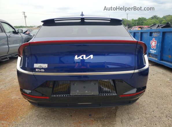 KNDC3DLC8N5066145 2022 KIA EV6 Blue Rear view