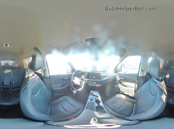KNDC3DLC8N5066145 2022 KIA EV6 Blue 360 interior view