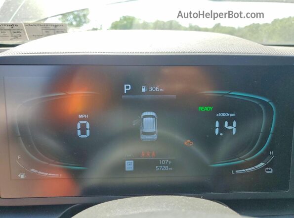 KNDCP3LE3T5322933 2026 KIA NIRO Серый Вид щитка приборов