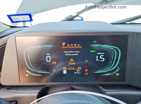 KNDCP3LE5T5332427 2026 KIA NIRO Gray Instrument cluster view