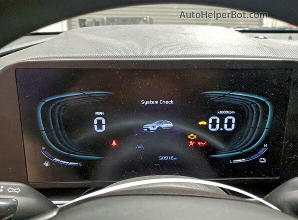 KNDCP3LEXP5069955 2023 KIA NIRO Серый Вид щитка приборов