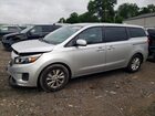 2017 Kia Sedona Lx Silver vin: KNDMB5C10H6306864