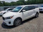 2017 Kia Sedona Lx White vin: KNDMB5C12H6229561