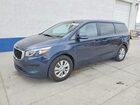 2017 Kia Sedona Lx Blue vin: KNDMB5C13H6230489