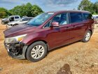 2016 Kia Sedona Lx Burgundy vin: KNDMB5C14G6083260