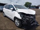 2017 Kia Sedona Lx White vin: KNDMB5C14H6339723
