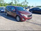 2017 Kia Sedona Lx Red vin: KNDMB5C18H6246686