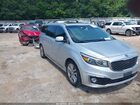 2016 Kia Sedona Sx Luxury Silver vin: KNDME5C13G6123917