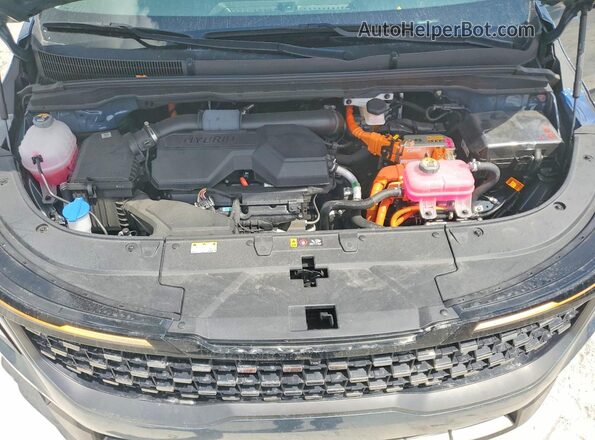 KNDNE5KA7S6065793 2025 KIA CARNIVAL Blue ძრავის განყოფილების ხედი