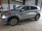 2016 Kia Sportage Lx Gray vin: KNDPBCAC2G7876900