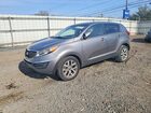 2016 Kia Sportage Lx Gray vin: KNDPBCAC6G7858271