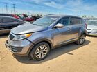 2016 Kia Sportage Lx Серый vin: KNDPBCAC6G7872588