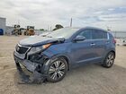 2016 Kia Sportage Ex Blue vin: KNDPC3AC8G7847012