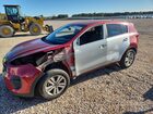 2017 Kia Sportage Lx Burgundy vin: KNDPM3AC0H7084689