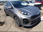 2021 Kia Sportage Lx Gray vin: KNDPM3AC1M7869023