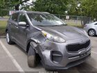 2017 Kia Sportage Lx Gray vin: KNDPM3AC5H7111336