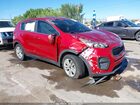 2019 Kia Sportage Lx Red vin: KNDPM3AC7K7526245