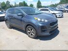 2021 Kia Sportage Lx Синий vin: KNDPM3AC9M7872574