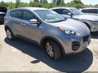 2017 Kia Sportage Lx Gray vin: KNDPMCAC1H7220361