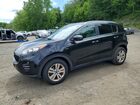 2017 Kia Sportage Lx Черный vin: KNDPMCAC3H7103218