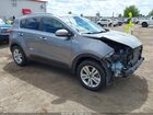 2017 Kia Sportage Lx Silver vin: KNDPMCAC9H7054980