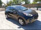 2017 Kia Sportage Lx Black vin: KNDPMCAC9H7180207