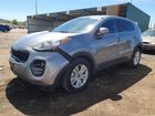 2019 Kia Sportage Lx Gray vin: KNDPMCAC9K7558145