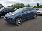 2017 Kia Sportage Ex Blue vin: KNDPNCAC0H7245667